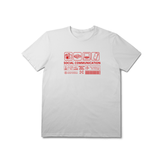 Nome do produto Camisa Comunicação Social (vermelha)