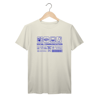 Nome do produto Camisa Comunicação Social (azul)