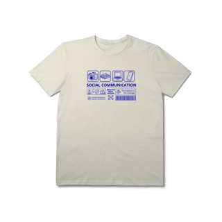 Nome do produto Camisa Comunicação Social (azul)