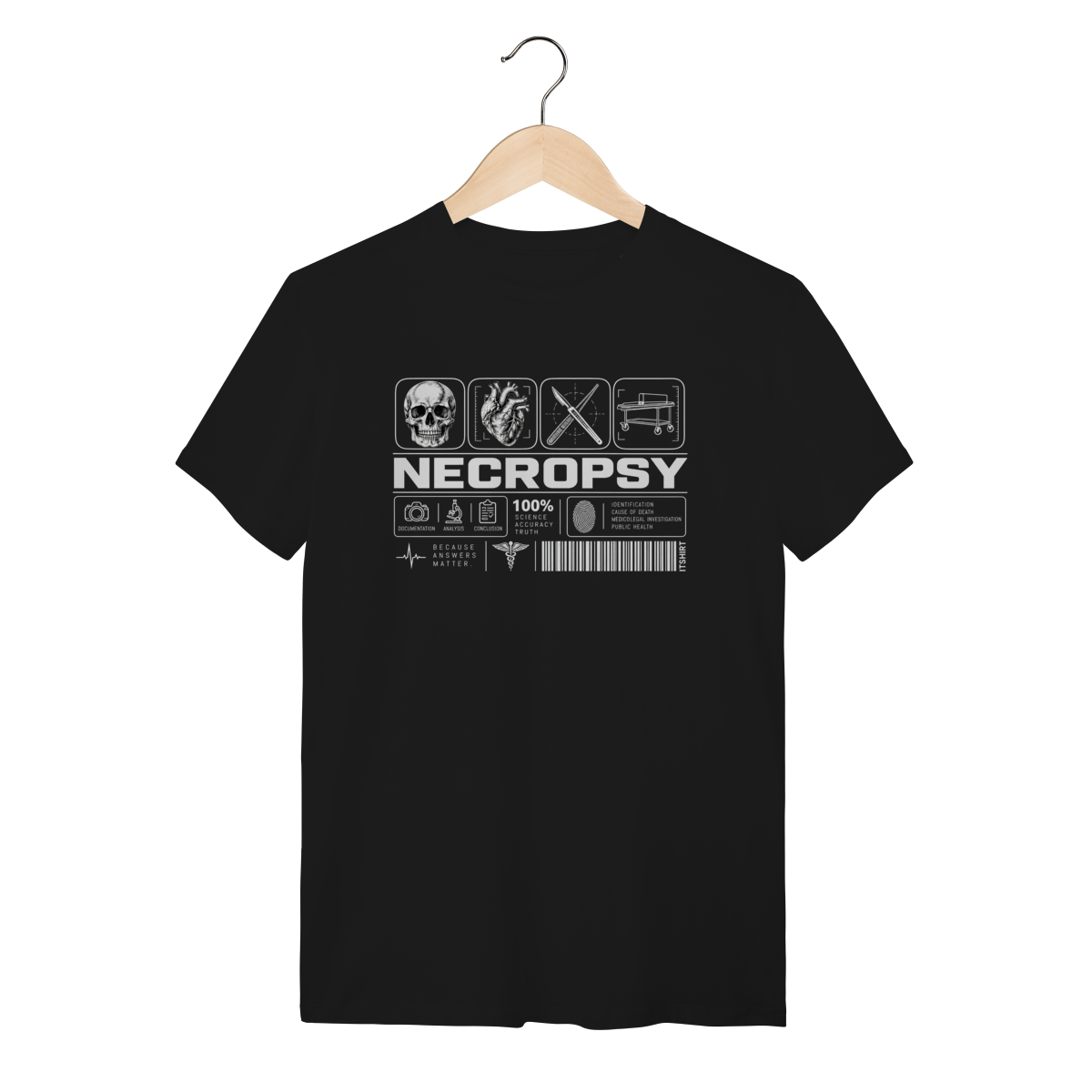 Nome do produto: Camisa Ícone Necrópsia 