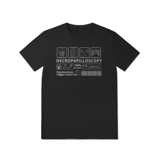 Nome do produto Camisa Necropapiloscopia