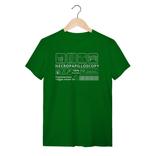 Nome do produto Camisa Necropapiloscopia