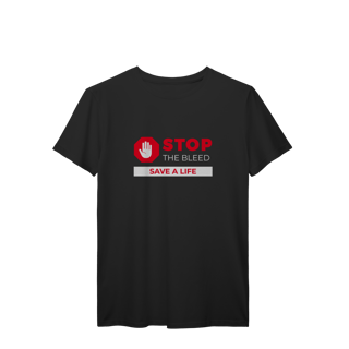 Nome do produto Camisa Branca e Preta - Stop the Bleed