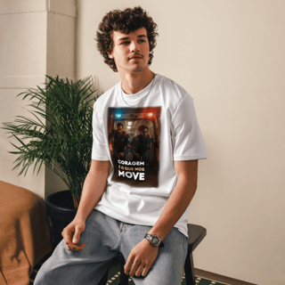 Nome do produto Camisa - Coragem é o que nos move