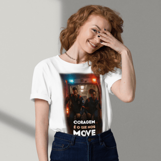 Nome do produto Camisa - Coragem é o que nos move