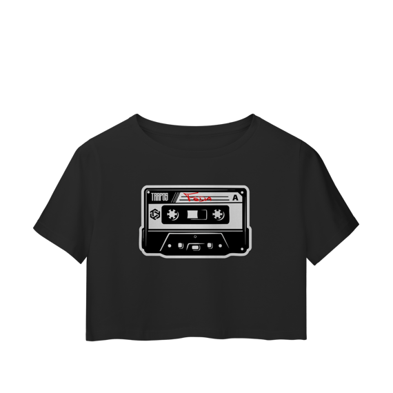 Camisa Cropped Trapos Fita k7