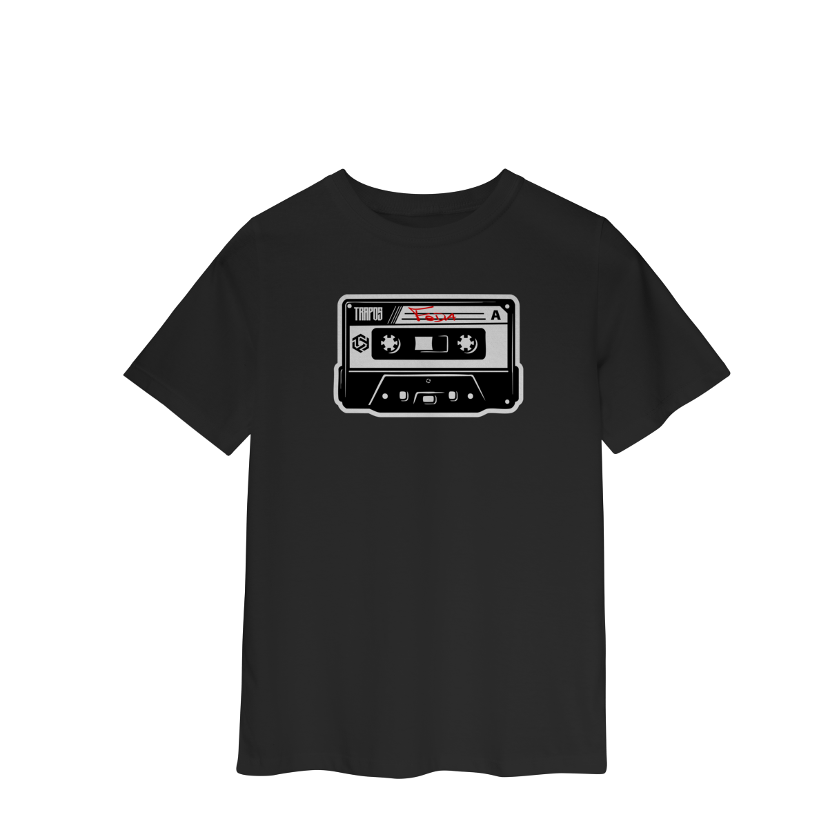 Nome do produto: Camiseta Trapos Fita k7 Infantil (2 a 8)