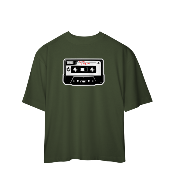 Camiseta Trapos Fita k7 Oversized