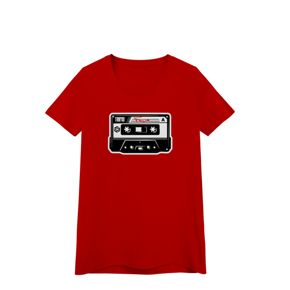 Baby Long Camiseta Trapos Fita k7 