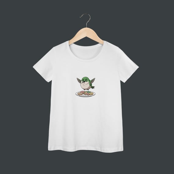 Beija-Flor Fit - Babylook 100% Algodão Penteado