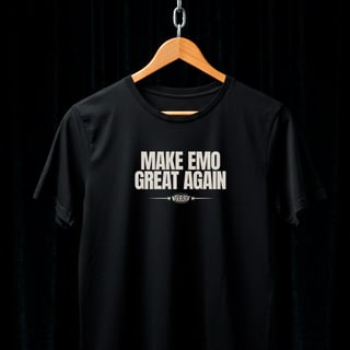 Nome do produto Camiseta Make Emo Great Again