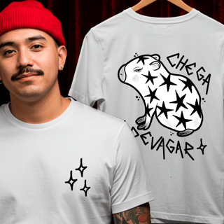 Nome do produto Camiseta Chega Devagar