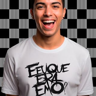 Nome do produto Camiseta E Eu Que Era Emo