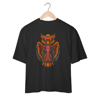 Camiseta Oversized Coruja Streetwear