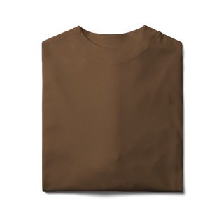 Nome do produto Camiseta Oversized Marrom Minimalista