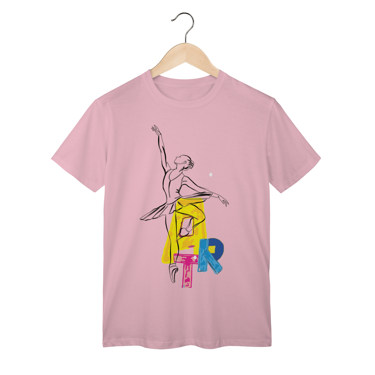 T-Shirt Classic - Bailarina Nome do produto: T-Shirt Classic - Bailarina