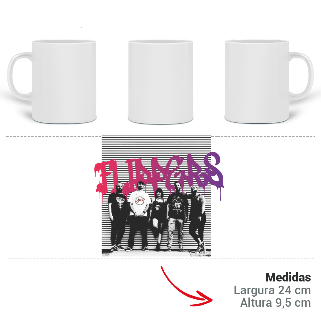 Nome do produto: Caneca Flippers
