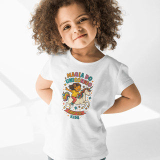 Camiseta Kids 2 a 8 - Magia do Unicórnio