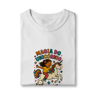 Nome do produto Camiseta Kids 2 a 8 - Magia do Unicórnio