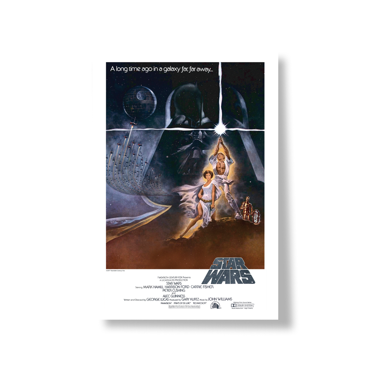 Nome do produto: Pôster Vintage – Star Wars (1977) – Clássico Sci‑Fi para Decoração