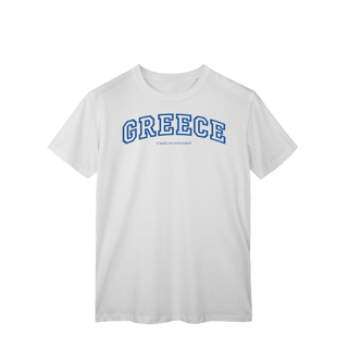 Nome do produto T-Shirt College Greece – Estilo Universitário