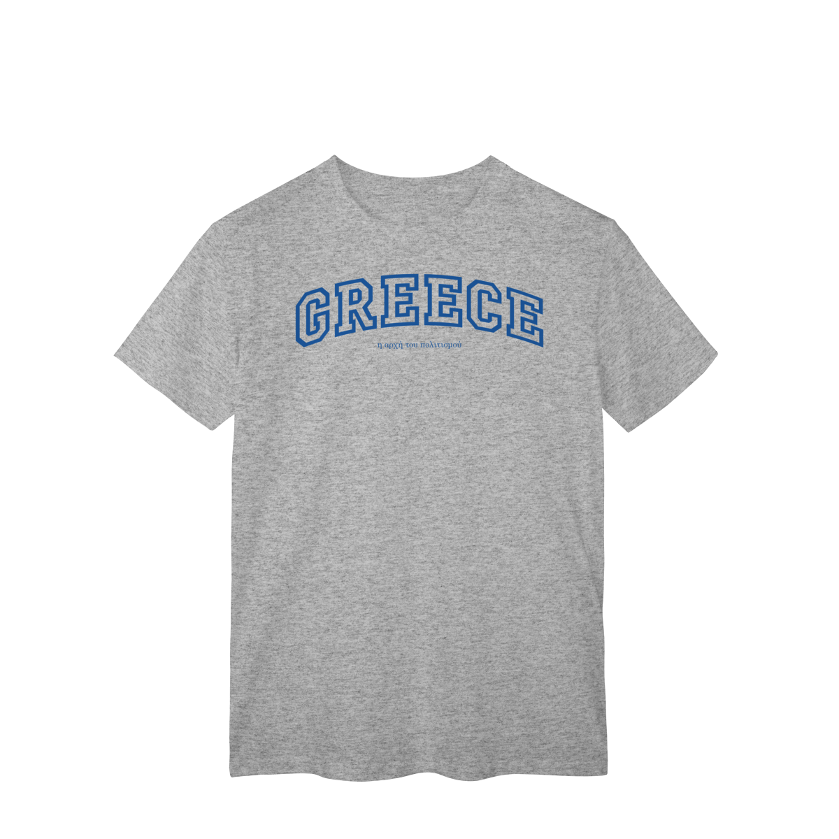 T-Shirt College Greece – Estilo Universitário