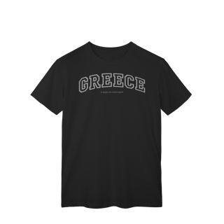 Nome do produto T-Shirt College Greece – Estilo Universitário