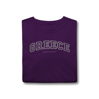 Nome do produto T-Shirt College Greece – Estilo Universitário