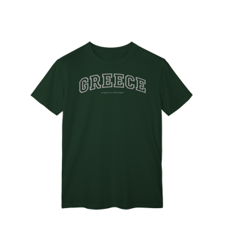Nome do produto T-Shirt College Greece – Estilo Universitário