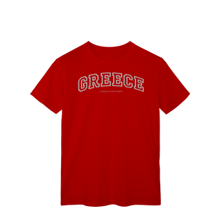 Nome do produto T-Shirt College Greece – Estilo Universitário