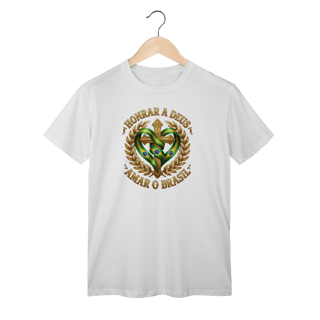Nome do produto Camisa | Honrar a Deus Amar o Brasil