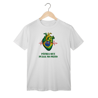 Nome do produto Camisa | Pátria que Pulsa no Peito