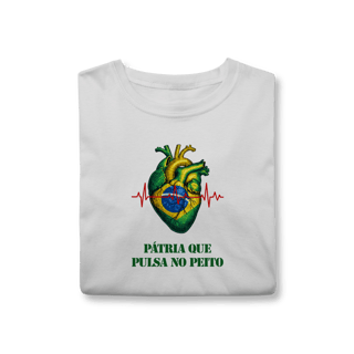 Nome do produto Camisa | Pátria que Pulsa no Peito