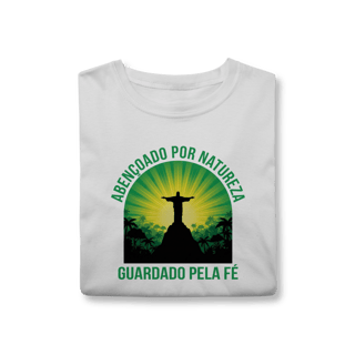 Nome do produto Camisa | Abençoado por Natureza Guardado pela Fé