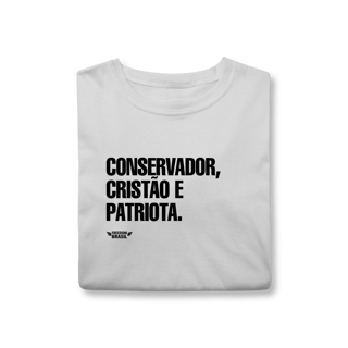 Nome do produto Camisa | Conservador, Cristão e Patriota