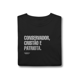 Nome do produto Camisa | Conservador, Cristão e Patriota
