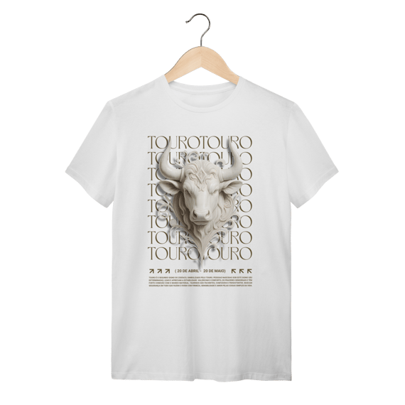 Camiseta Branca Touro