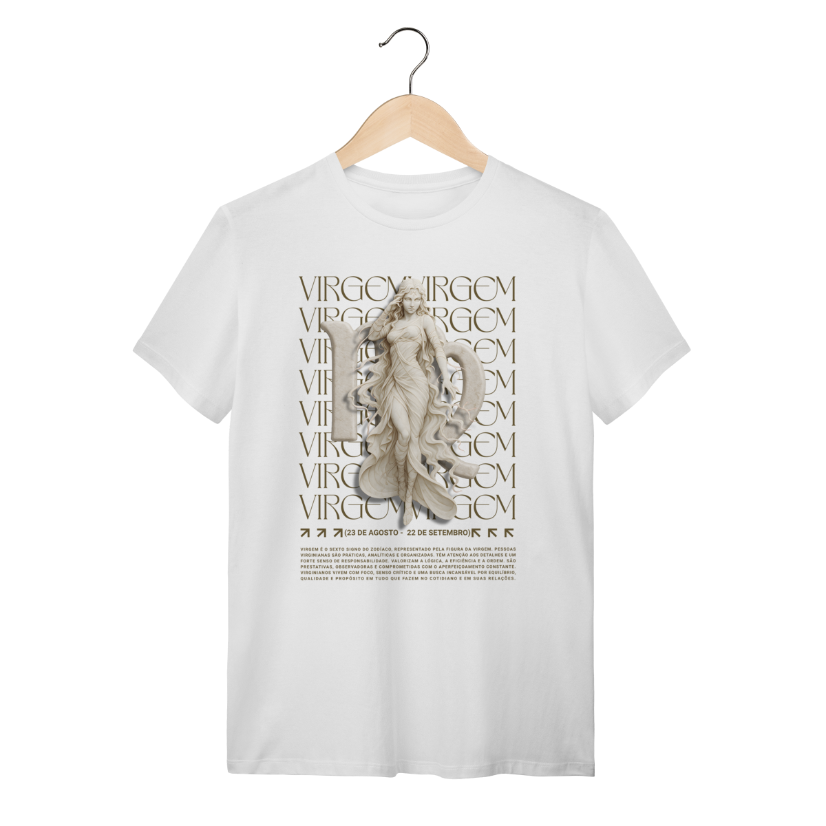 Camiseta Virgem Branca