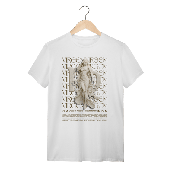 Camiseta Virgem Branca