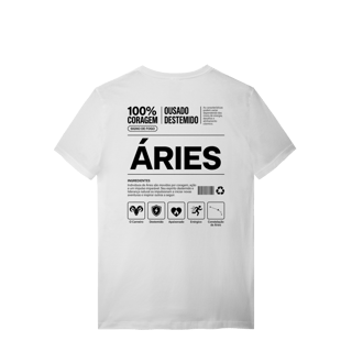 Nome do produto Camiseta Ingredientes de Áries