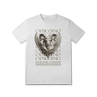 Nome do produto Camiseta Capricórnio Branca