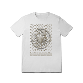 Nome do produto Camiseta Câncer branca