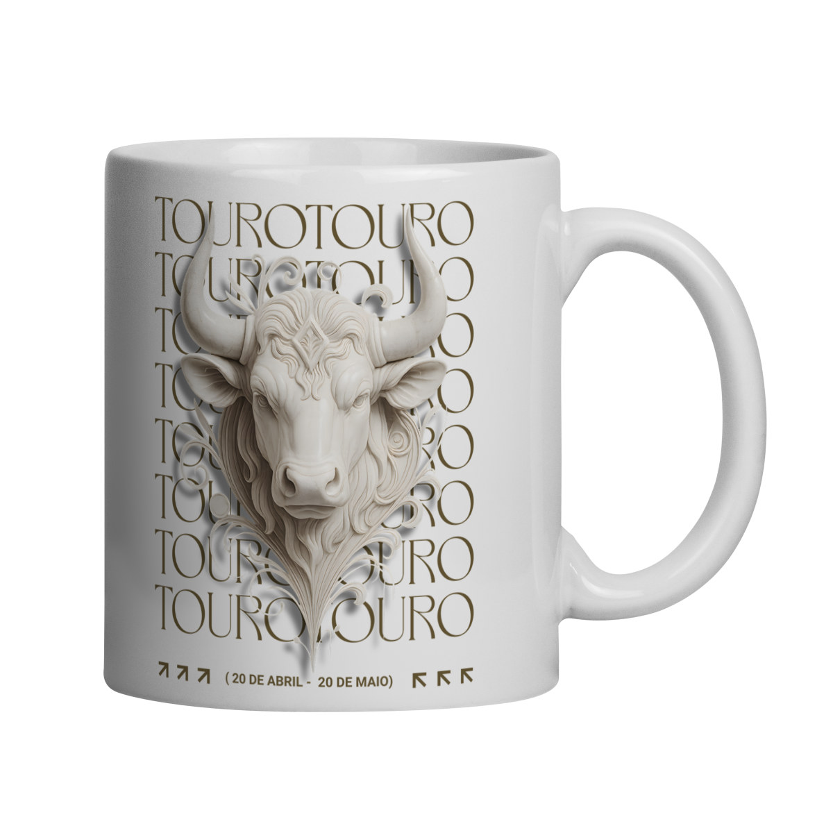 Nome do produto: Caneca Touro