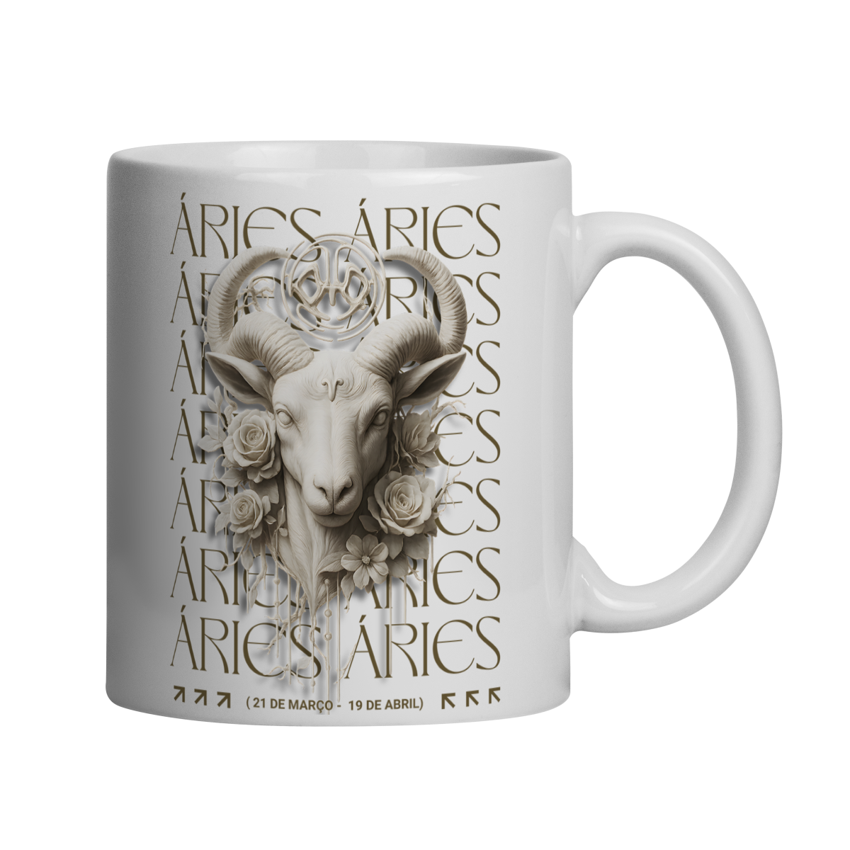 Nome do produto: Caneca Áries