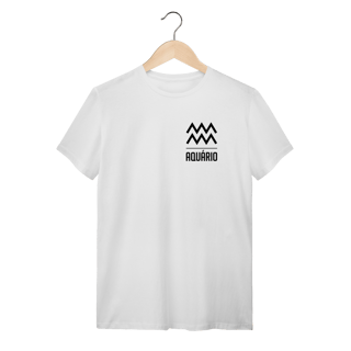 Nome do produto Camiseta Ingredientes de Aquário