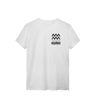 Nome do produto Camiseta Ingredientes de Aquário