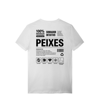 Nome do produto Camiseta Ingredientes de Peixes
