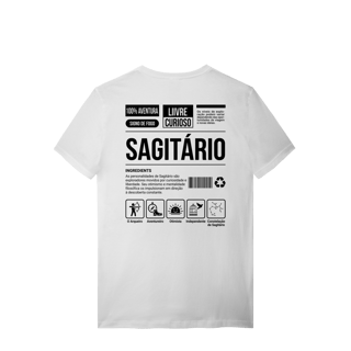 Nome do produto Camiseta Ingredientes de Sagitário