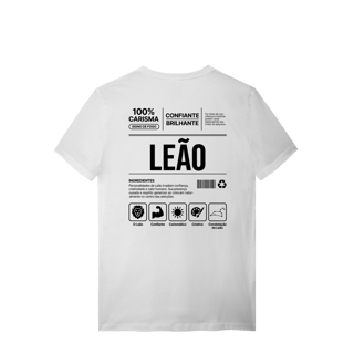 Nome do produto Camiseta Ingredientes de Leão