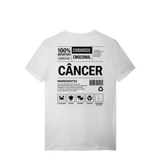 Nome do produto Camiseta Ingredientes de Câncer